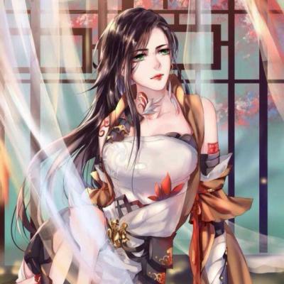 二次元炫酷头像少女