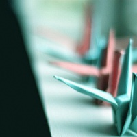 超全清新唯美千纸鹤头像图片