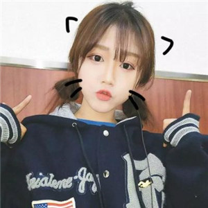 猫咪脸特效可爱女生头像图片