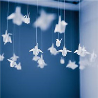 超全清新唯美千纸鹤头像图片