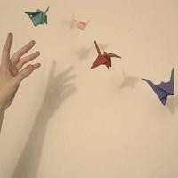 超全清新唯美千纸鹤头像图片