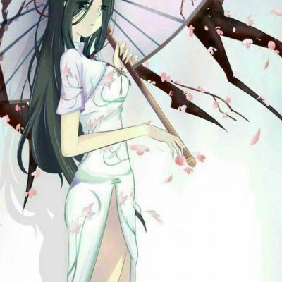二次元炫酷头像少女