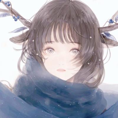 甜美可爱的动漫风格清新女生头像