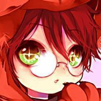 卡通漫画戴眼镜女生头像