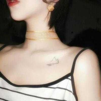 不露脸霸气性感锁骨头像女