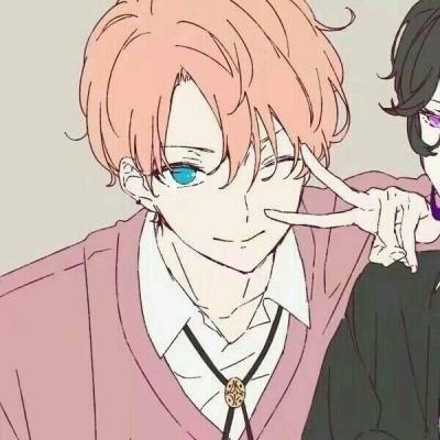 动漫男生基友一对两张高清好看的双人头像