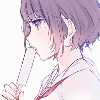 甜美可爱的动漫风格清新女生头像
