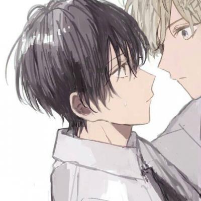 动漫男生基友一对两张高清好看的双人头像