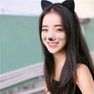 猫咪脸特效可爱女生头像图片