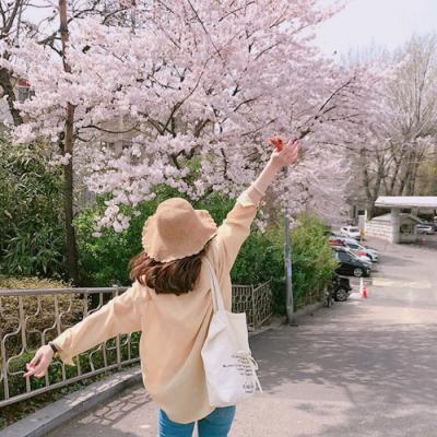 女生小清新唯美背影头像