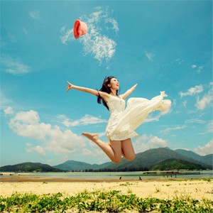 女生清新笑起来干净甜美高清头像