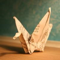 超全清新唯美千纸鹤头像图片