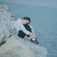 长发女生小清新头像