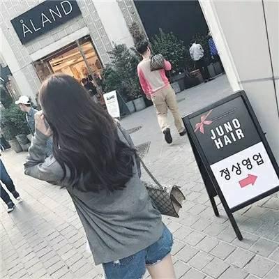 漂亮女生青春时尚微信背影头像
