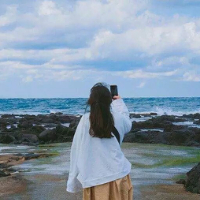 长发女生小清新头像