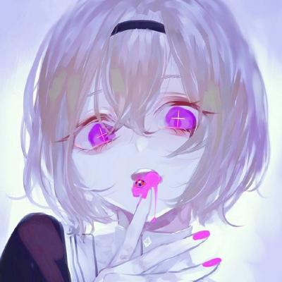 黑暗魅力冷酷动漫头像女