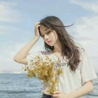 长发女生小清新头像
