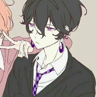 动漫男生基友一对两张高清好看的双人头像