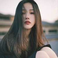 长发女生小清新头像