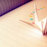 超全清新唯美千纸鹤头像图片