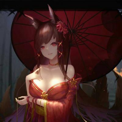 二次元炫酷头像少女