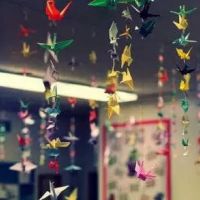 超全清新唯美千纸鹤头像图片