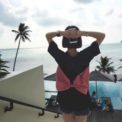 女生小清新唯美背影头像
