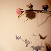 超全清新唯美千纸鹤头像图片