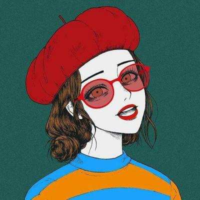 霸气炫酷漫画微信头像女
