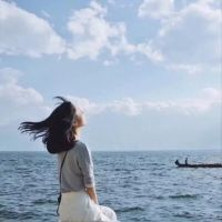 长发女生小清新头像