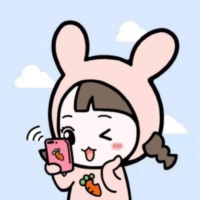 卡通萌图一对两张情侣头像
