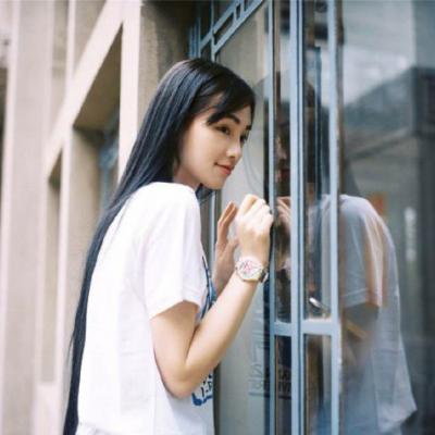 微信清新唯美长发女生头像