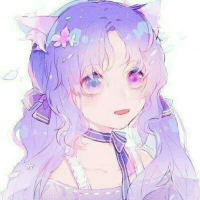 简单可爱呆萌高清动漫女头