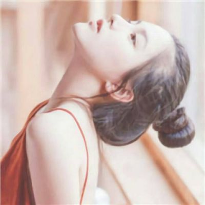 微信女生唯美淡雅忧伤侧脸高清头像