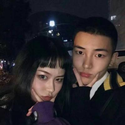 情侣双人两张一对超甜头像