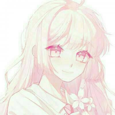简单可爱呆萌高清动漫女头