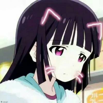 动漫二次元高清微信头像女