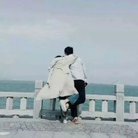 不露脸真人双人背影情侣头像一对两张