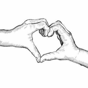 高人气手控手绘黑白个性头像