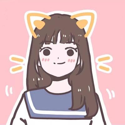 可爱元气动漫少女微信头像