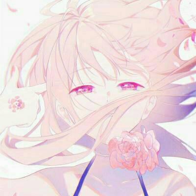 简单可爱呆萌高清动漫女头