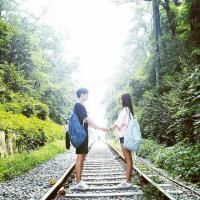 不露脸真人双人背影情侣头像一对两张