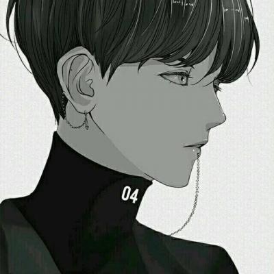 微信男生伤感孤独动漫头像
