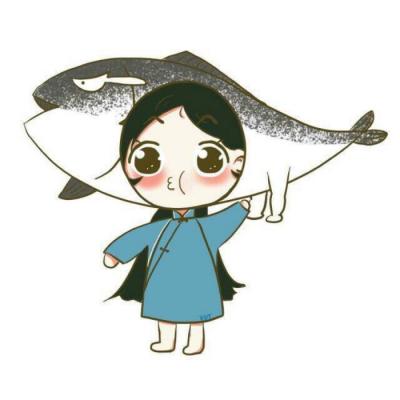 卡通可爱萌系情侣头像一对两张