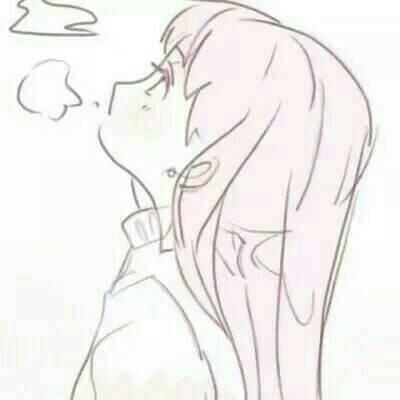 简单可爱呆萌高清动漫女头