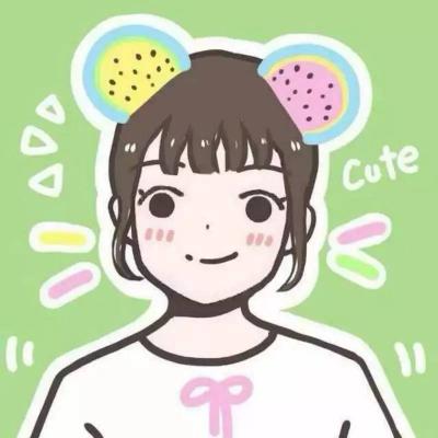 可爱元气动漫少女微信头像