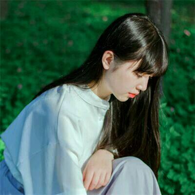 微信女生小清新森系真人头像