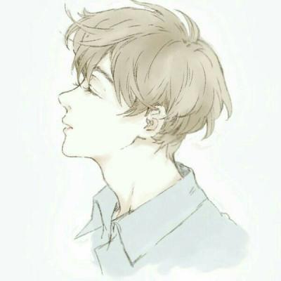 微信男生伤感孤独动漫头像