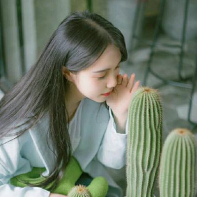 微信女生小清新森系真人头像
