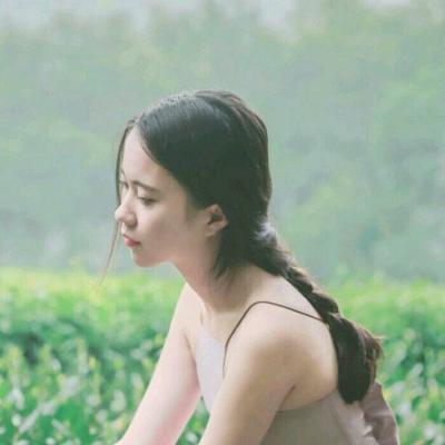 微信女生小清新森系真人头像